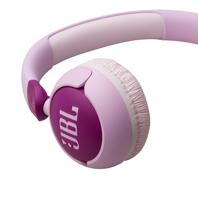 JBL Junior 320 - Purple - Wired on-ear kids headphones - Detailshot 2 image number null